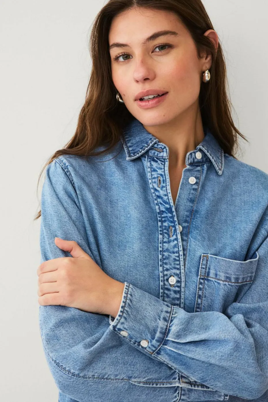 Ellos Collection Denimskjorte