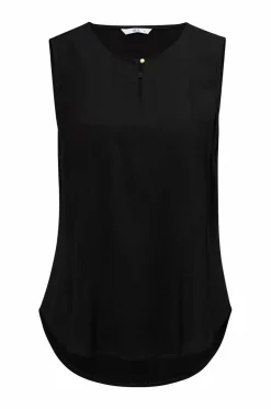 Ellos Collection Ermeløs bluse i viskose