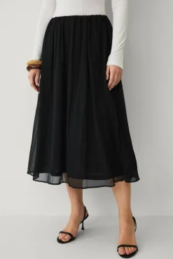 Ellos Collection Fôret skjørt i chiffon