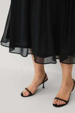 Ellos Collection Fôret skjørt i chiffon