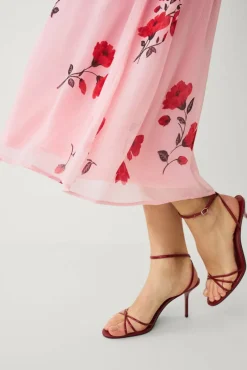 Ellos Collection Fôret skjørt i chiffon