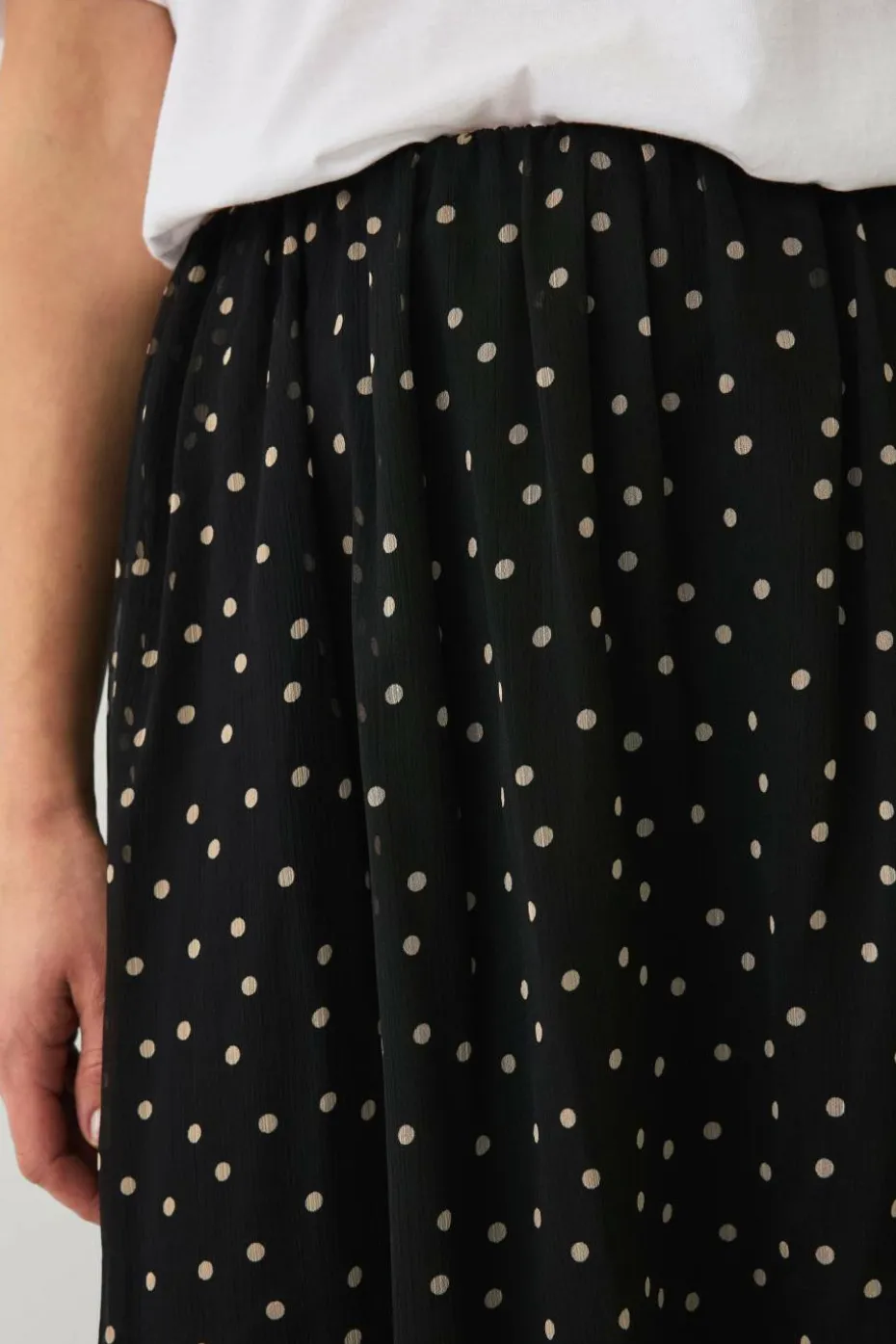 Ellos Collection Fôret skjørt i chiffon