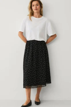 Ellos Collection Fôret skjørt i chiffon