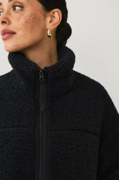 Ellos Collection Genser i pile med glidelås