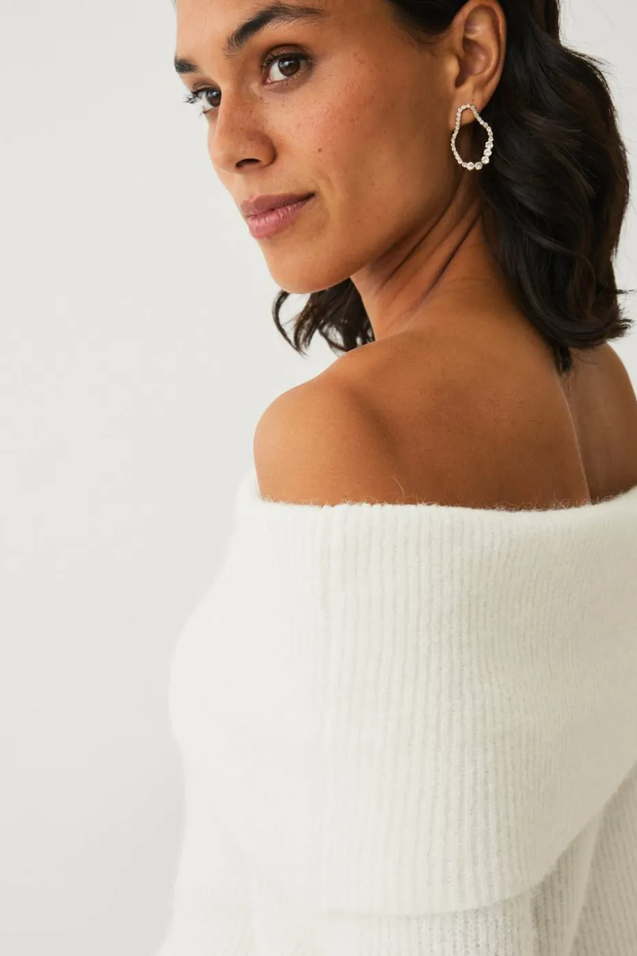 Ellos Collection Genser med bare skuldre
