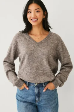 Ellos Collection Genser med v-hals