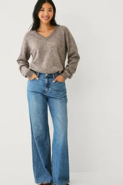 Ellos Collection Genser med v-hals