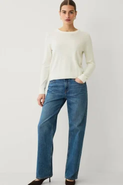 Ellos Collection Genser med ribbede detaljer