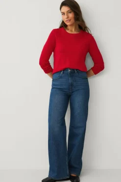 Ellos Collection Genser med ribbede detaljer