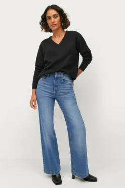 Ellos Collection Genser med v-hals