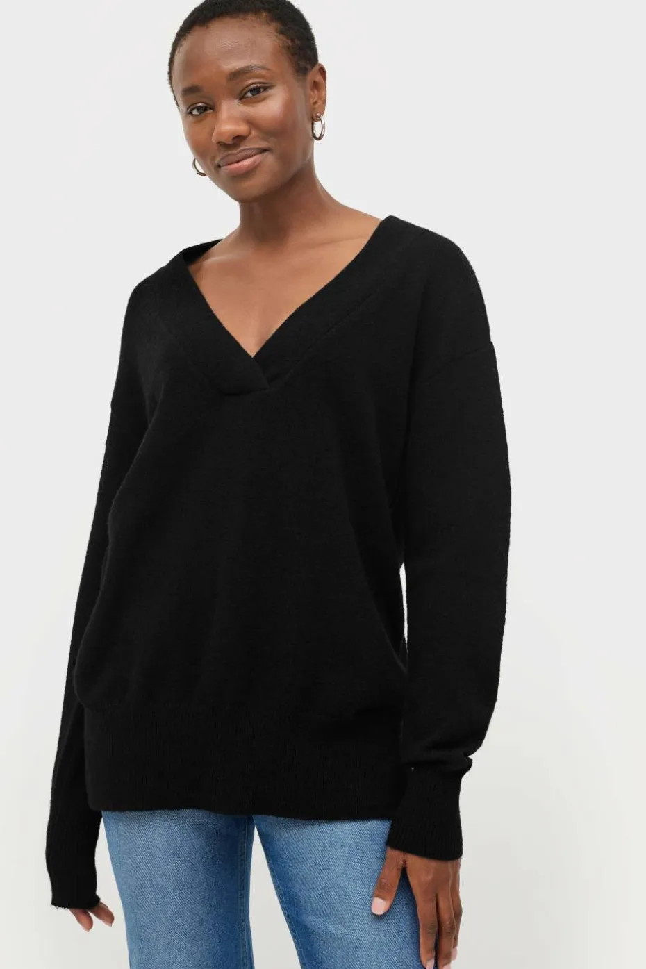 Ellos Collection Genseren i lengre modell med v-hals