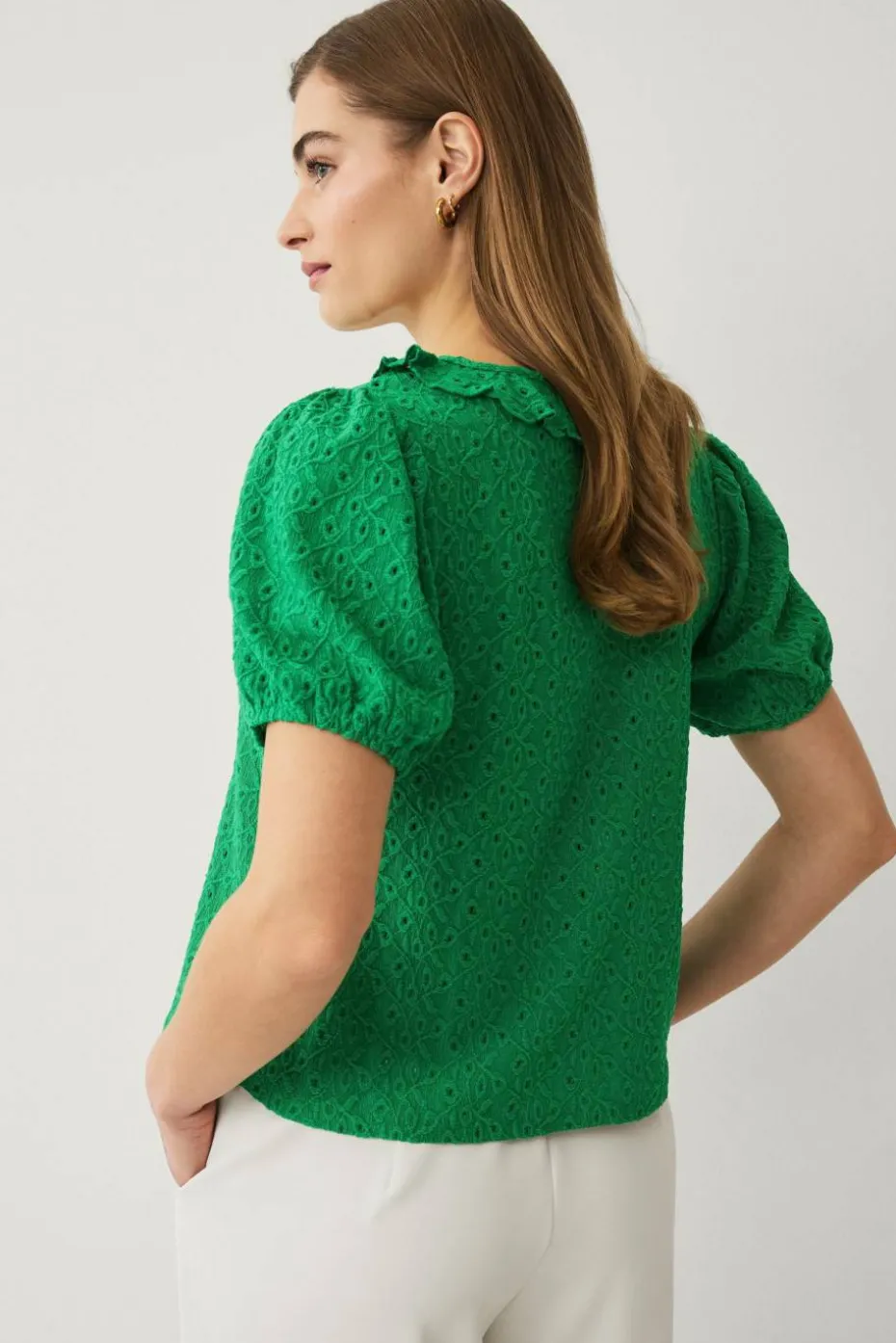 Ellos Collection Hullmønstret topp