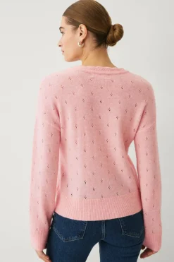 Ellos Collection Hullmønstret pullover