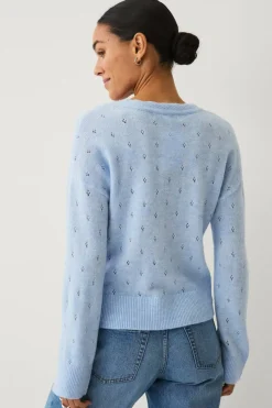 Ellos Collection Hullmønstret pullover