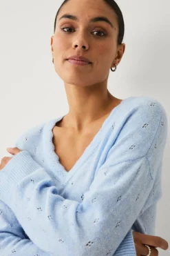 Ellos Collection Hullmønstret pullover