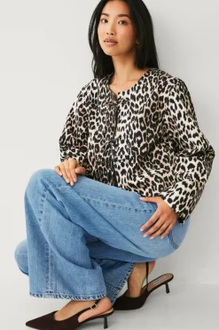 Ellos Collection Jakke med leopardmønster