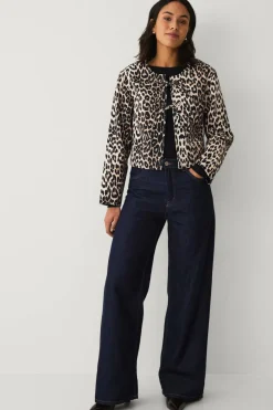 Ellos Collection Jakke med leopardmønster