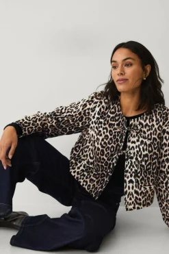 Ellos Collection Jakke med leopardmønster