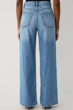 Ellos Collection Jeans med brede bein og høy midje