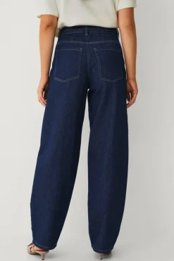 Ellos Collection Jeans med vide ben og bindebånd i midjen