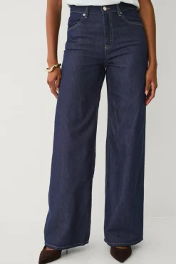 Ellos Collection Jeans med brede bein og høy midje