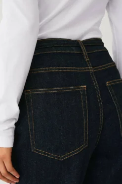 Ellos Collection Jeans med vide ben og bindebånd i midjen