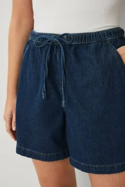 Ellos Collection Jeans-shorts med snøring