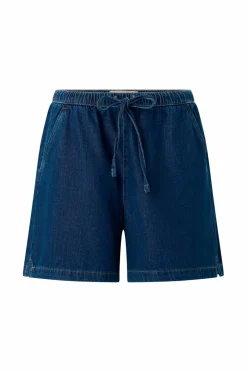 Ellos Collection Jeans-shorts med snøring