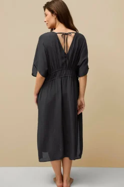 Ellos Collection Kaftan med snøring og strandkjole