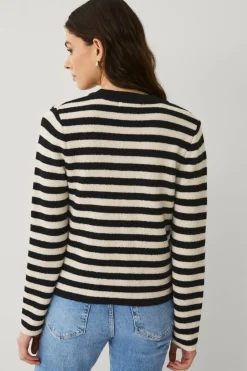 Ellos Collection Kardigan med gullfargede knapper