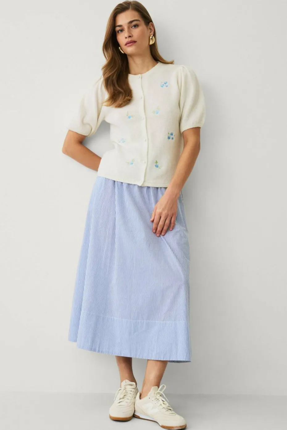 Ellos Collection Kardigan med broderi