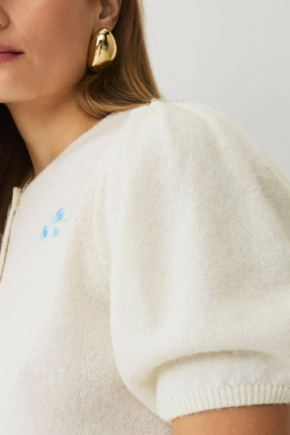 Ellos Collection Kardigan med broderi