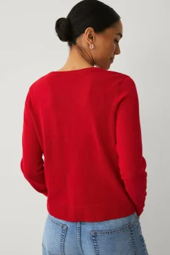 Ellos Collection Kardigan med ribbede detaljer