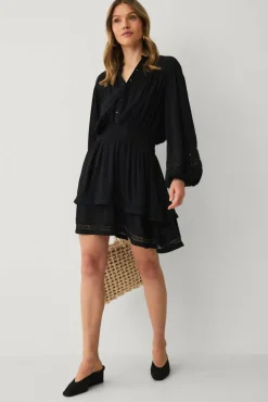 Ellos Collection Kjole med blondedetaljer