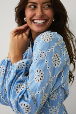 Ellos Collection Kjole med broderi