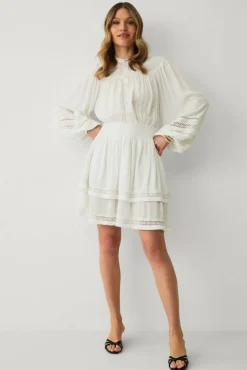Ellos Collection Kjole med blondedetaljer