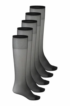 Ellos Collection Knestrømper 20 DEN 5-pakning