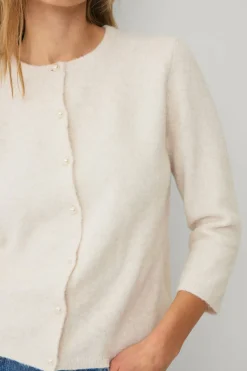 Ellos Collection Kofte med perleknapper