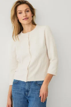 Ellos Collection Kofte med perleknapper