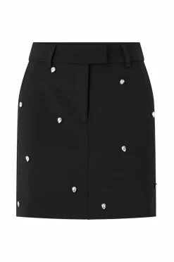 Ellos Collection Kort dresskjørt med rhinstener