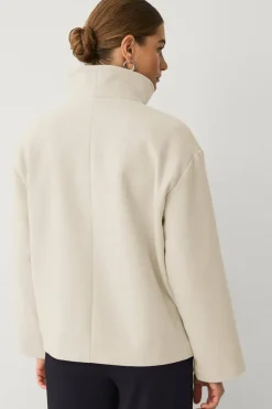 Ellos Collection Kort frakk med høy krage
