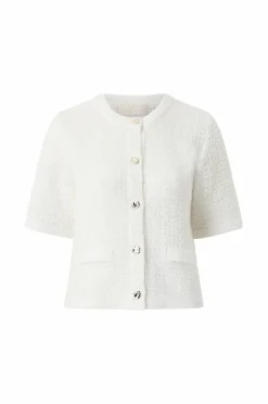 Ellos Collection Kortermet kardigan med struktur