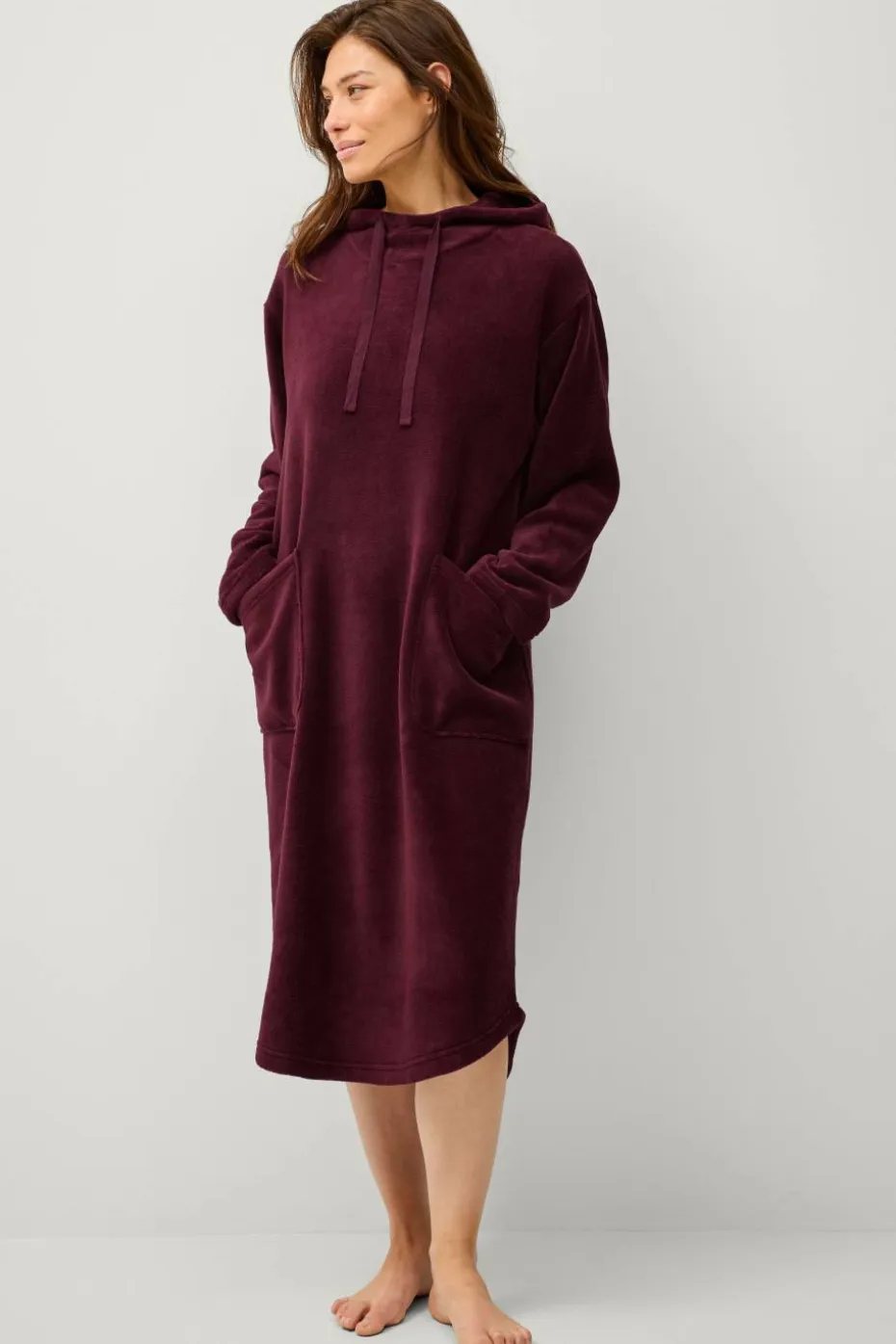 Ellos Collection Koselig kjole i fleece