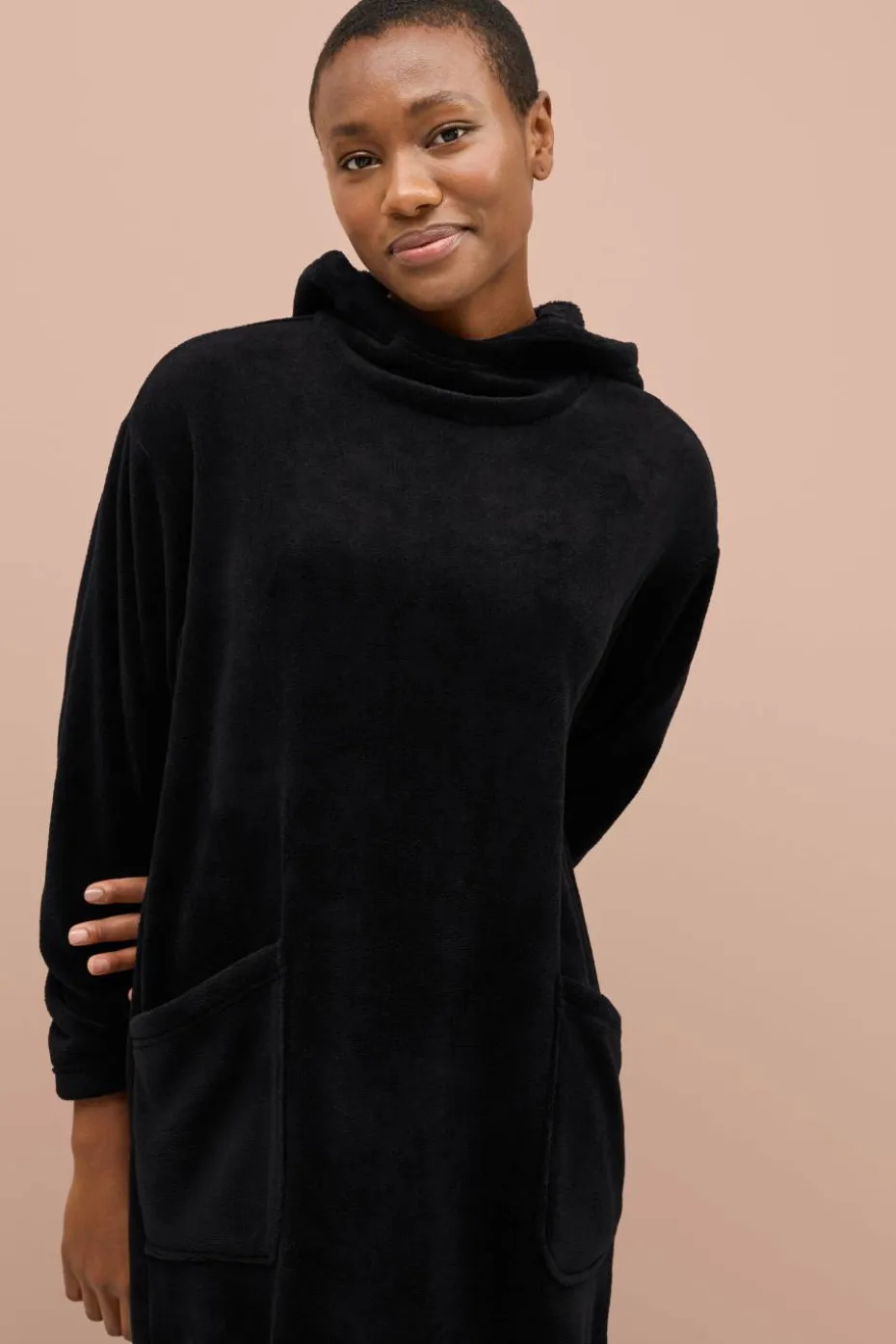 Ellos Collection Koselig kjole i fleece