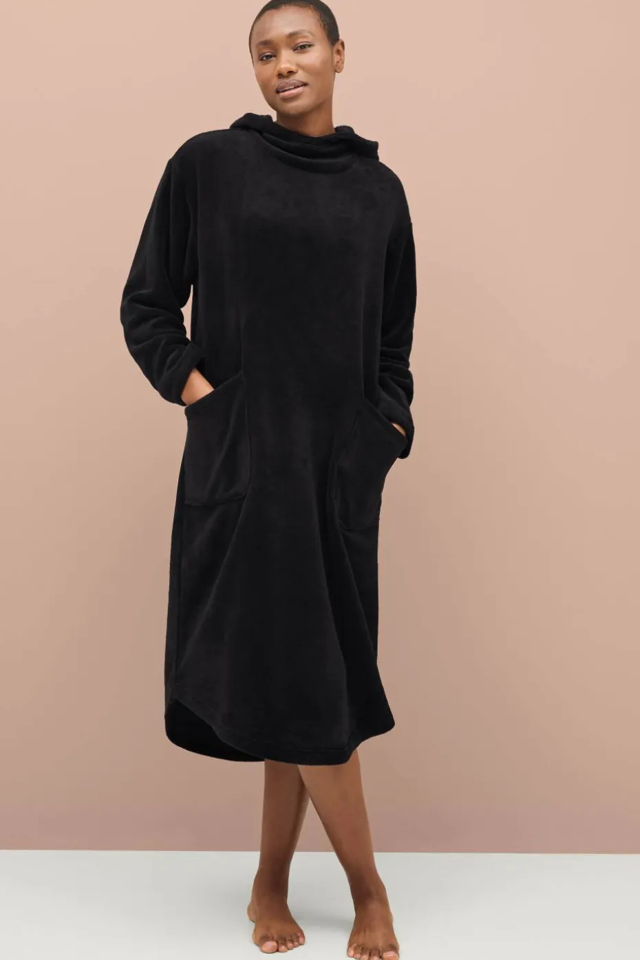 Ellos Collection Koselig kjole i fleece