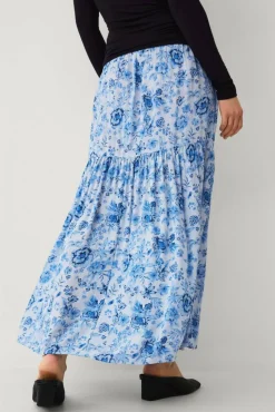 Ellos Collection Maxi skjørt med elastisk midje