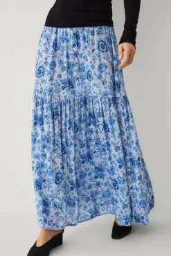 Ellos Collection Maxi skjørt med elastisk midje