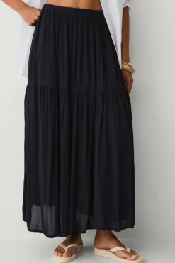 Ellos Collection Maxi skjørt med elastisk midje