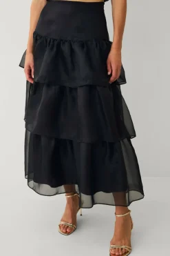 Ellos Collection Maxi skjørt med volanger