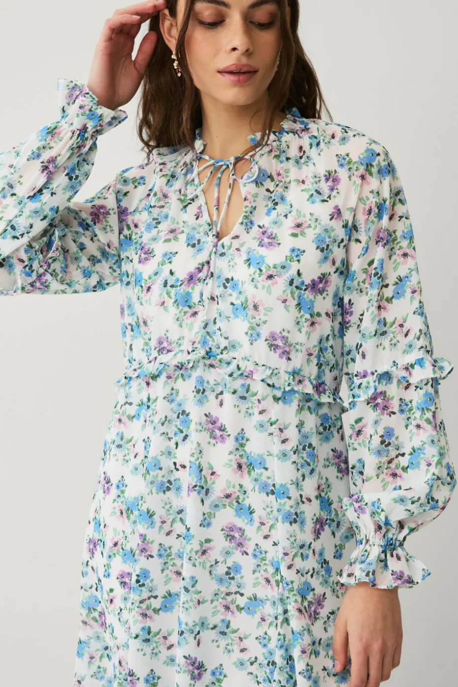 Ellos Collection Maxikjole i chiffon